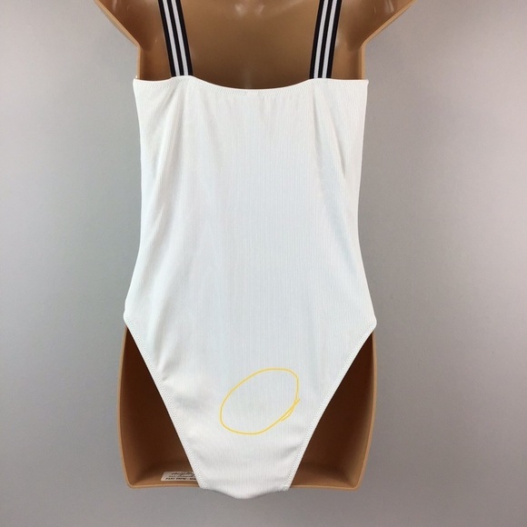 Madewell Solid & Striped White The Riley One Piece Swimsuit | Large - Picture 15 of 15
